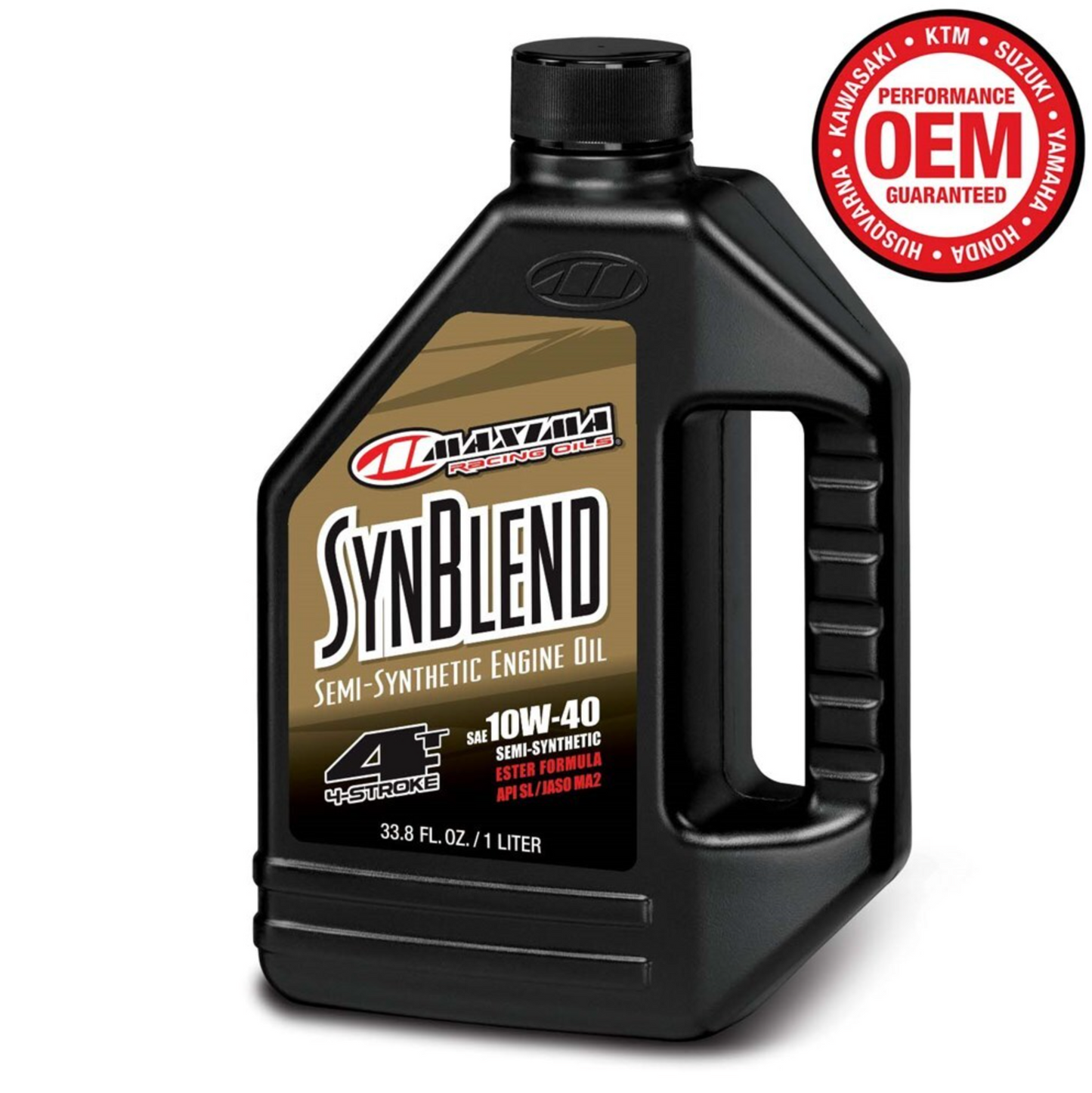 MAXIMA SYN BLEND SEMI SYNTHETIC 4T 10W40 ESTER 1L / 34OZ